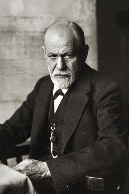 Freud looking serious